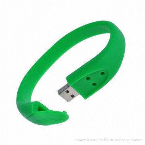 Bracelet/wristband USB flash drive